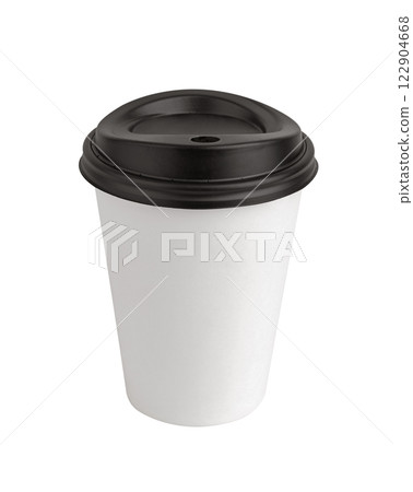 Paper cup isolated on white Paper cup isolated on white 122904668
