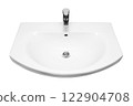 Washbasin on white background 122904708