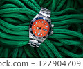 Watch on a rope background 122904709