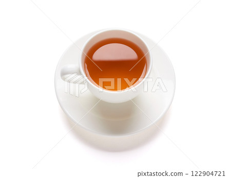 Cup of Tea on white background 122904721