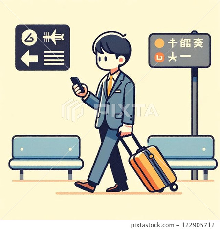 Go on a business trip 122905712
