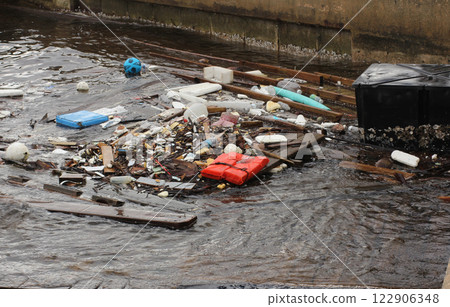 Trash and Debris in Bradenton Florida after Hurricane Milton Trash and Debris in Bradenton Florida after Hurricane Milton 122906348