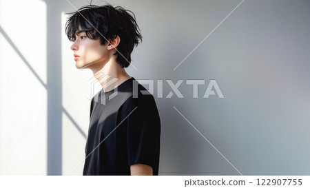 Young men's portrait 122907755