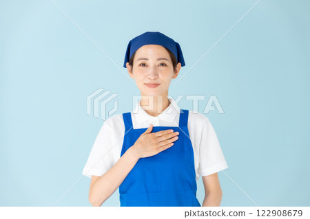 女士打工圍裙 122908679