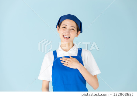 女士打工圍裙 122908685