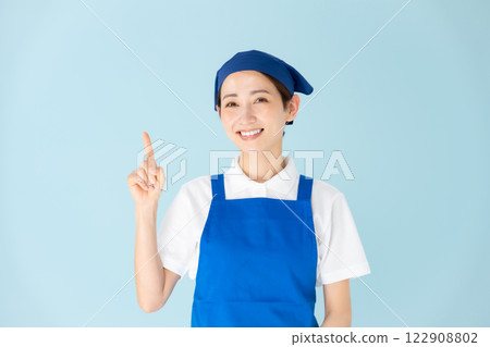 女人，圍裙，兼職，兼職工作，指點 122908802