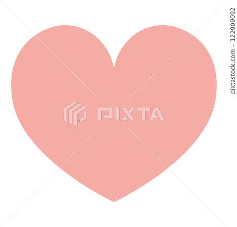 Pink Heart illustration 122909092