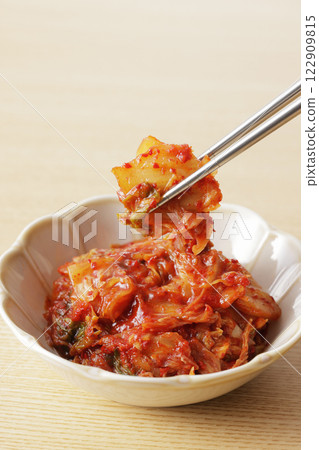 Korean spicy and delicious cabbage kimchi 122909815