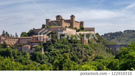 The charming ancient town of Spoleto in Umbria The charming ancient town of Spoleto in Umbria 122910310