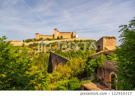 The charming ancient town of Spoleto in Umbria The charming ancient town of Spoleto in Umbria 122910317