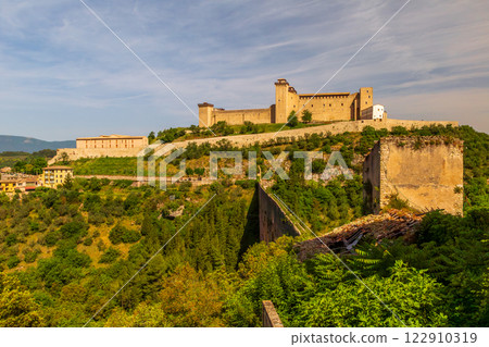 The charming ancient town of Spoleto in Umbria The charming ancient town of Spoleto in Umbria 122910319