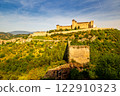 The charming ancient town of Spoleto in Umbria 122910323