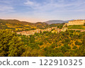 The charming ancient town of Spoleto in Umbria 122910325