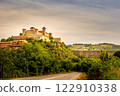 The charming ancient town of Spoleto in Umbria 122910338