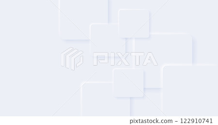 White three-dimensional square abstract background banner advertising poster leaflet material picture White three-dimensional square abstract background banner advertising poster leaflet material picture 122910741