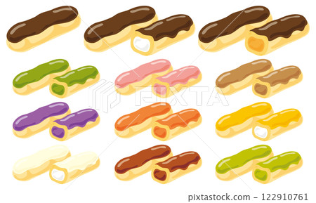 多種口味的泡芙套餐 多種口味的泡芙套餐 122910761