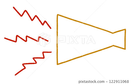 簡單的擴音器圖 122911068