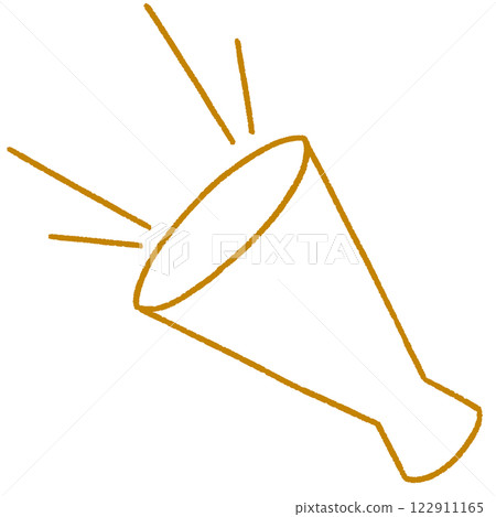 簡單的擴音器圖 122911165