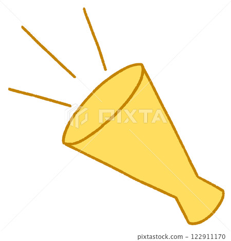 Simple megaphone illustration 122911170