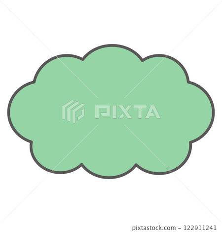 豐滿的雲端語音泡沫簡單 豐滿的雲端語音泡沫簡單 122911241