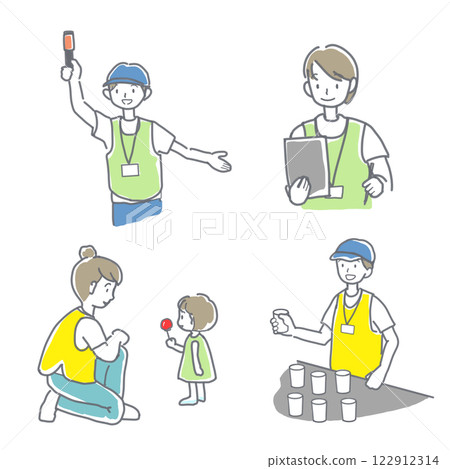活動志工工作人員插圖集 122912314