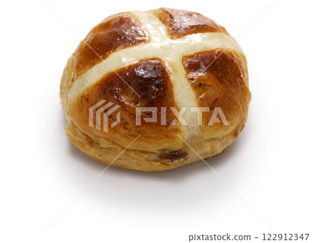 Homemade hot cross buns 122912347