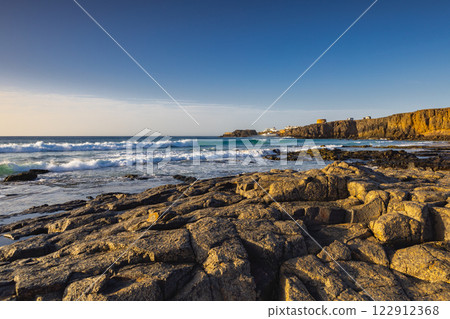 El Cotillo beach, Fuerteventura, Canary Islands, Spain El Cotillo beach, Fuerteventura, Canary Islands, Spain 122912368