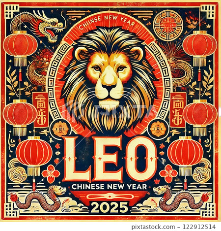 Leo Chinese New Year Design 122912514