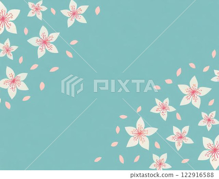 背景與跳舞的花瓣 122916588