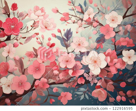 背景與跳舞的花瓣 背景與跳舞的花瓣 122916595