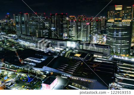Night view near Shinagawa Station Night view near Shinagawa Station 122919353