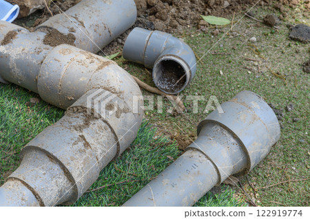 Waterwork construction Waterwork construction 122919774