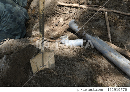 Waterwork construction Waterwork construction 122919776