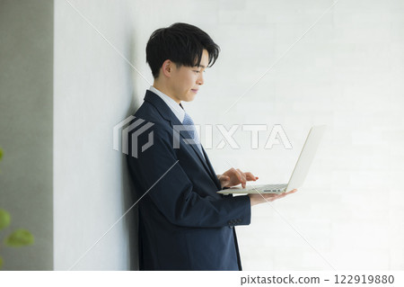 A man in a suit A man in a suit 122919880