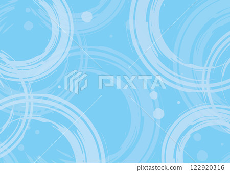 畫筆背景淺藍色向量日本圖案 122920316