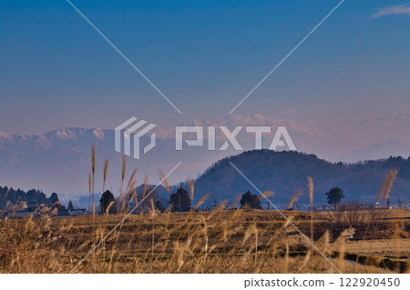 Late autumn of satoyama 122920450