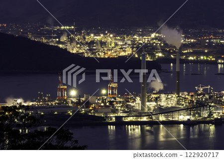 山口縣周南市德山晴海町工廠夜景 122920717