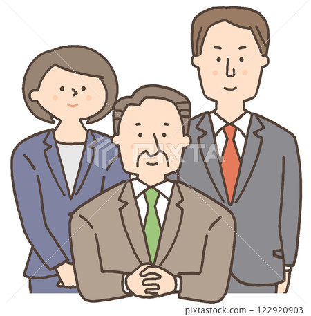 三個穿西裝的商人 122920903