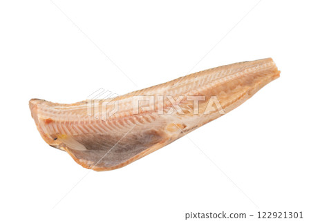 Dried striped Atka mackerel on transparent background (png) 122921301