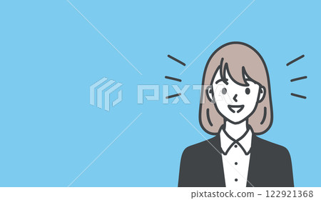 Illustration material of women and girls 122921368