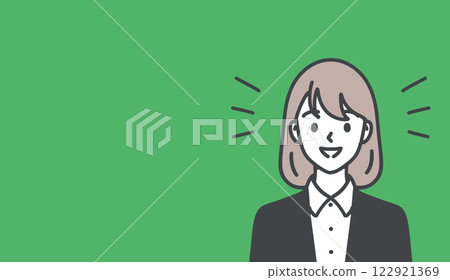 Illustration material of women and girls 122921369