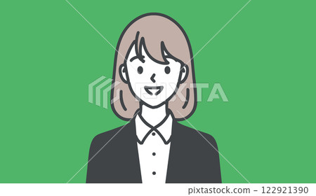 Illustration material of women and girls 122921390