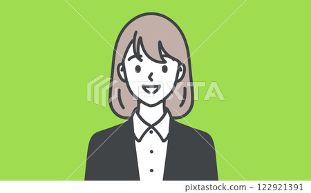 Illustration material of women and girls 122921391