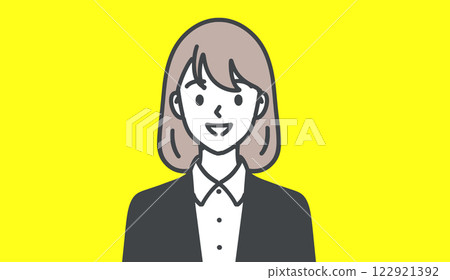 Illustration material of women and girls Illustration material of women and girls 122921392