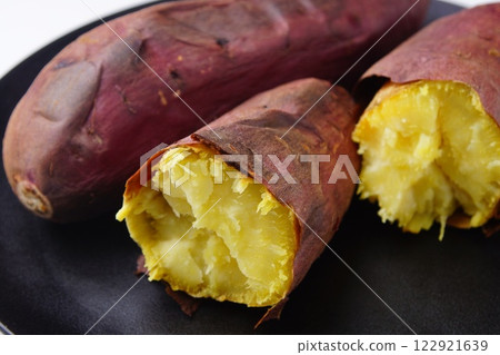 Delicious baked sweet potato Delicious baked sweet potato 122921639