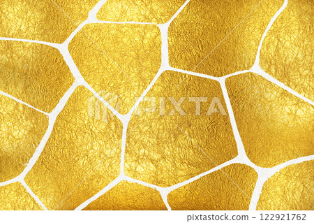 A luxurious background material with gold abstract patterns on white Japanese paper A luxurious background material with gold abstract patterns on white Japanese paper 122921762