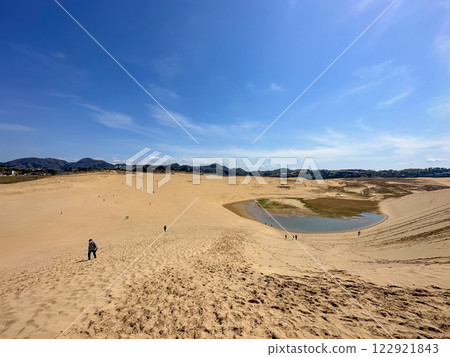 Scenery of Tottori Sand Dunes in Japan, visited by many tourists Scenery of Tottori Sand Dunes in Japan, visited by many tourists 122921843