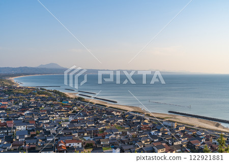 Scenery of Izumo City and Minatobara Coast in Shimane Prefecture Scenery of Izumo City and Minatobara Coast in Shimane Prefecture 122921881