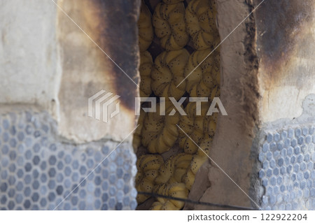 Uzbek bread, called generally non or lepeshka from Uzbek bread, called generally non or lepeshka from 122922204