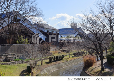 Riverside scenery in Fushimi Ward, Kyoto City 122922207